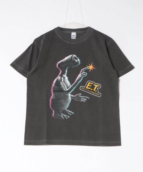 minius(ミニウス)の「【E.T.】Touch the light 映画 ライセンス Tシャツ ヴィンテージ風 グリッチアートメンズ レディース(Tシャツ/カットソー・メンズ・ホワイト/ブラック・LARGE/MEDIUM/X-LARGE/SMALL)」の8枚目の写真