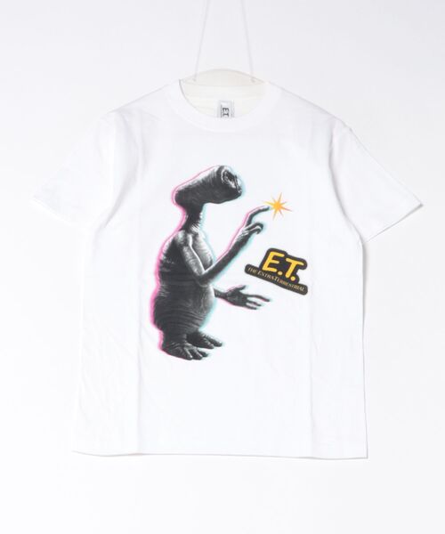 minius(ミニウス)の「【E.T.】Touch the light 映画 ライセンス Tシャツ ヴィンテージ風 グリッチアートメンズ レディース(Tシャツ/カットソー・メンズ・ホワイト/ブラック・LARGE/MEDIUM/X-LARGE/SMALL)」の7枚目の写真