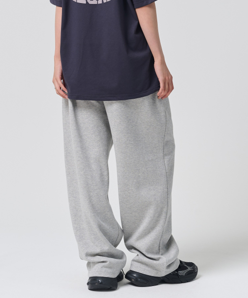 OUNDERR（オアンダーアール）の「REVERSE OR ロゴ ワイドパンツ (メランジ)（スウェットパンツ・レディース・その他・MEDIUM/LARGE）」の3枚目の写真