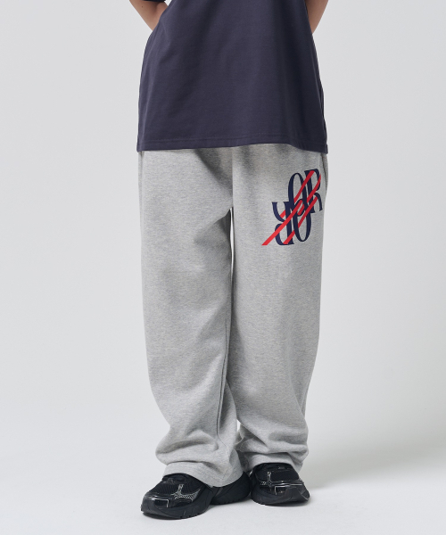 OUNDERR（オアンダーアール）の「REVERSE OR ロゴ ワイドパンツ (メランジ)（スウェットパンツ・レディース・その他・MEDIUM/LARGE）」の5枚目の写真