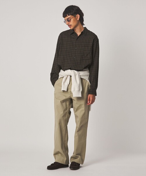 Steven Alan(スティーブンアラン)の「<Steven Alan> CC ガーゼ マドラスチェック レギュラーカラー シャツ LOOSE(シャツ/ブラウス・メンズ・ダークグリーン/ロイヤルブルー・M/S/XS/XL/L)」の3枚目の写真