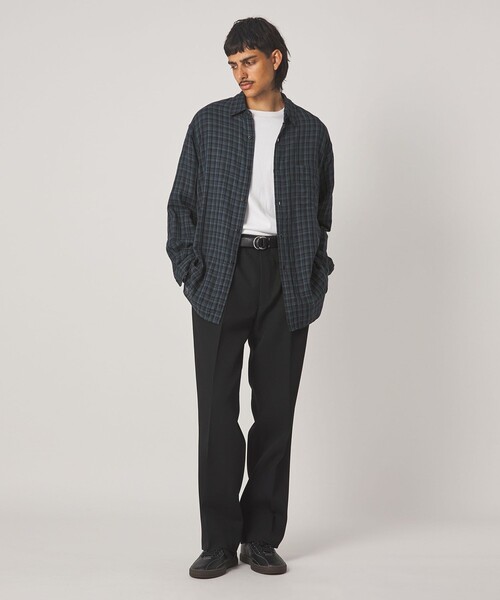 Steven Alan(スティーブンアラン)の「<Steven Alan> CC ガーゼ マドラスチェック レギュラーカラー シャツ LOOSE(シャツ/ブラウス・メンズ・ダークグリーン/ロイヤルブルー・M/S/XS/XL/L)」の7枚目の写真
