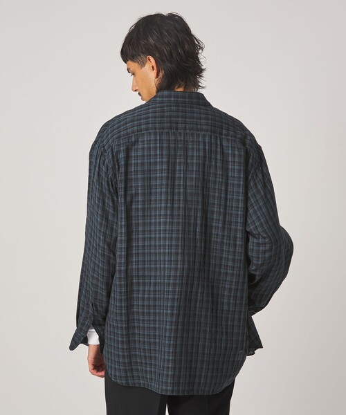 Steven Alan(スティーブンアラン)の「<Steven Alan> CC ガーゼ マドラスチェック レギュラーカラー シャツ LOOSE(シャツ/ブラウス・メンズ・ダークグリーン/ロイヤルブルー・M/S/XS/XL/L)」の16枚目の写真