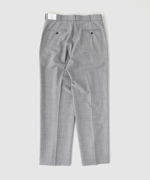 BARRY BRICKEN(バリーブリッケン)の「BARRY BRICKEN / バリーブリッケン TROPICAL WOOL STRIPE PANTS(スラックス・メンズ・ライトグレー・LARGE/MEDIUM/SMALL)」の2枚目の写真