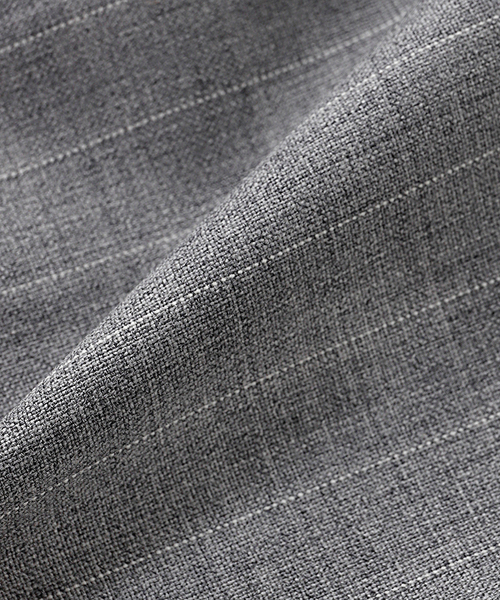 BARRY BRICKEN(バリーブリッケン)の「BARRY BRICKEN / バリーブリッケン TROPICAL WOOL STRIPE PANTS(スラックス・メンズ・ライトグレー・LARGE/MEDIUM/SMALL)」の4枚目の写真