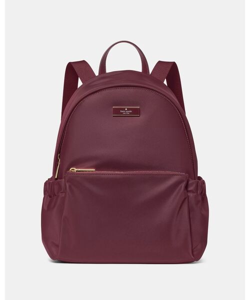 kate spade new york(ケイトスペード ニューヨーク)の「カーター KSNYL ドーム バックパック(バックパック/リュック・レディース・レッド・ONESIZE)」の2枚目の写真