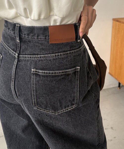 CAPRICIEUX LE'MAGE(カプリシューレマージュ)の「【サイズ展開あり】タックワイドデニム(デニムパンツ・レディース・ブルー/ブラック・PS/38/36)」の12枚目の写真