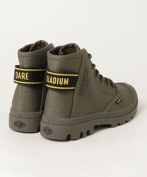PALLADIUM（パラディウム）の「PAMPA HI DARE II キャンバススニーカー（スニーカー・メンズ・カーキ・27cm/24cm/25.5cm/25cm/26.5cm/26cm/27.5cm/23.5cm/24.5cm）」の4枚目の写真
