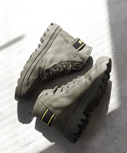 PALLADIUM（パラディウム）の「PAMPA HI DARE II キャンバススニーカー（スニーカー・メンズ・カーキ・27cm/24cm/25.5cm/25cm/26.5cm/26cm/27.5cm/23.5cm/24.5cm）」の17枚目の写真