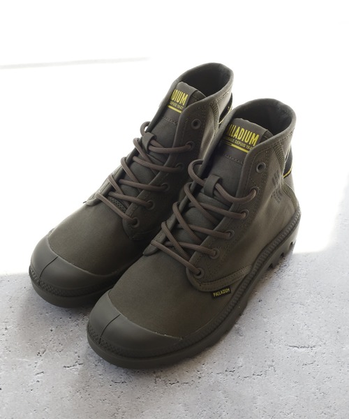 PALLADIUM（パラディウム）の「PAMPA HI DARE II キャンバススニーカー（スニーカー・メンズ・カーキ・27cm/24cm/25.5cm/25cm/26.5cm/26cm/27.5cm/23.5cm/24.5cm）」の18枚目の写真