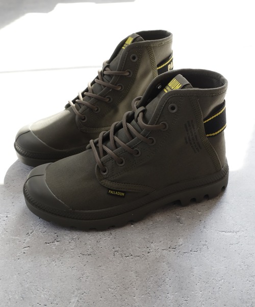 PALLADIUM（パラディウム）の「PAMPA HI DARE II キャンバススニーカー（スニーカー・メンズ・カーキ・27cm/24cm/25.5cm/25cm/26.5cm/26cm/27.5cm/23.5cm/24.5cm）」の12枚目の写真