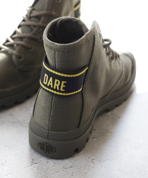 PALLADIUM（パラディウム）の「PAMPA HI DARE II キャンバススニーカー（スニーカー・メンズ・カーキ・27cm/24cm/25.5cm/25cm/26.5cm/26cm/27.5cm/23.5cm/24.5cm）」の15枚目の写真