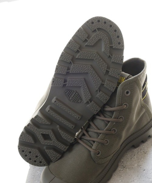 PALLADIUM（パラディウム）の「PAMPA HI DARE II キャンバススニーカー（スニーカー・メンズ・カーキ・27cm/24cm/25.5cm/25cm/26.5cm/26cm/27.5cm/23.5cm/24.5cm）」の6枚目の写真