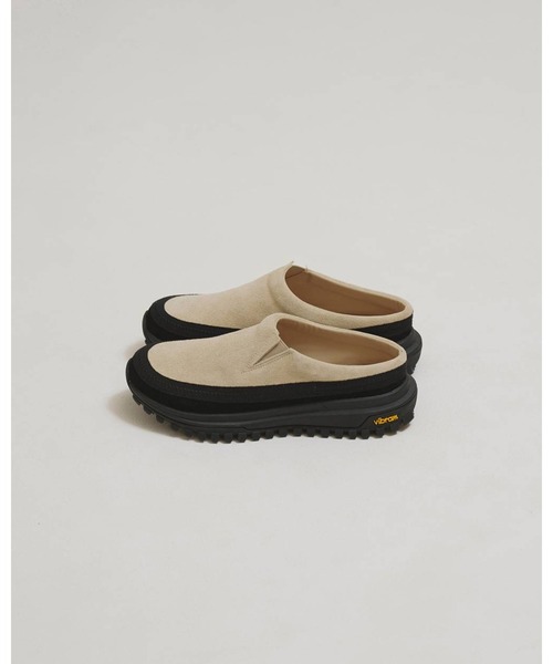 TODAYFUL（トゥデイフル）の「Vibramsole Leather Sabot 12611032（スリッポン・レディース・オリーブ/ブラック/ベージュ・36/37/38）」の2枚目の写真
