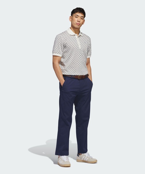 adidas（アディダス）の「オリジナルス オールオーバー トレフォイル ポロ【adidas Golf/アディダスゴルフ】（ポロシャツ・メンズ・ホワイト・SMALL/X-LARGE/XX-LARGE/3XL/LARGE/MEDIUM）」の3枚目の写真