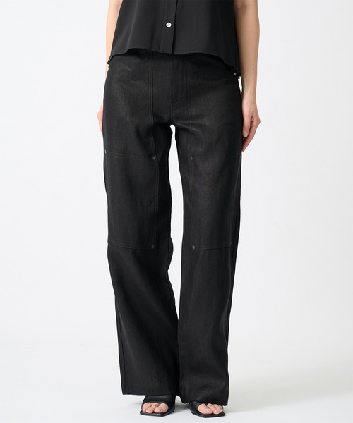 TANAKA(タナカ)の「【TANAKA/タナカ】別注 NEW CLASSIC WORK JEANS(デニムパンツ・レディース・ホワイト/ブラック/インディゴブルー・25/26/27)」の2枚目の写真