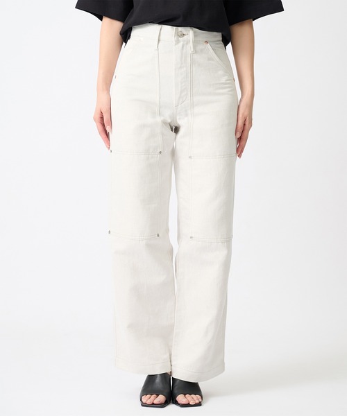 TANAKA(タナカ)の「【TANAKA/タナカ】別注 NEW CLASSIC WORK JEANS(デニムパンツ・レディース・ホワイト/ブラック/インディゴブルー・25/26/27)」の8枚目の写真