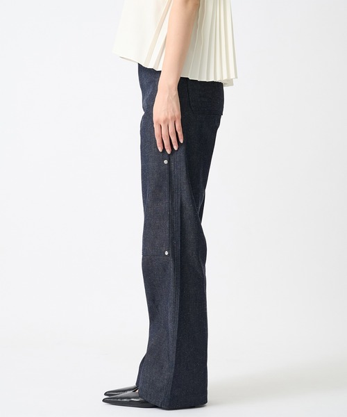 TANAKA(タナカ)の「【TANAKA/タナカ】別注 NEW CLASSIC WORK JEANS(デニムパンツ・レディース・ホワイト/ブラック/インディゴブルー・25/26/27)」の4枚目の写真