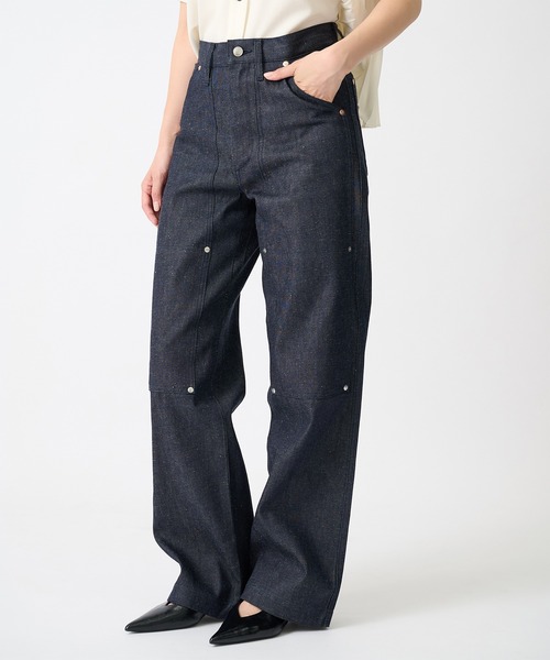 TANAKA(タナカ)の「【TANAKA/タナカ】別注 NEW CLASSIC WORK JEANS(デニムパンツ・レディース・ホワイト/ブラック/インディゴブルー・25/26/27)」の10枚目の写真