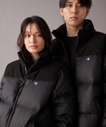 Calvin Klein（カルバン・クライン）の「【ブランド公式】ミックスマテリアル ダウンパファージャケット（ダウンジャケット/コート）」