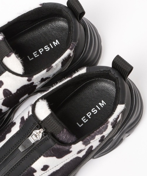 LEPSIM（レプシィム）の「センターZIPスニーカー　1057055（スニーカー・レディース・ブラック系その他/ブラック・MEDIUM/LARGE）」の12枚目の写真