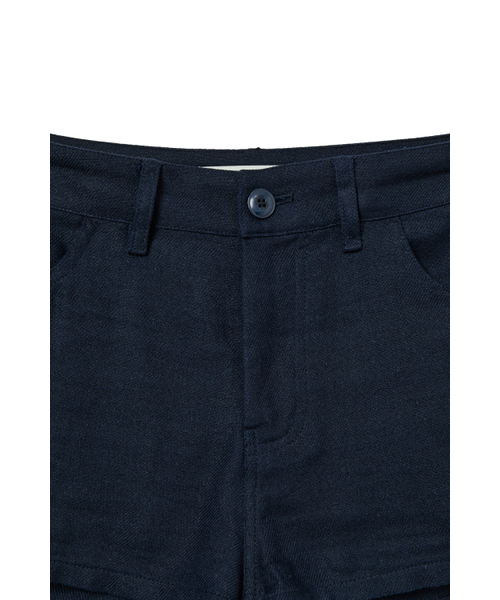 DEINET(ダイニット)の「DEINET D LOGO LINEN SHORTS IN NAVY(その他パンツ・レディース・その他・S/M)」の4枚目の写真