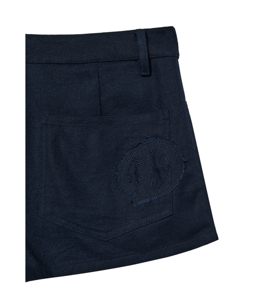 DEINET(ダイニット)の「DEINET D LOGO LINEN SHORTS IN NAVY(その他パンツ・レディース・その他・S/M)」の6枚目の写真
