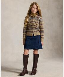 POLO RALPH LAUREN CHILDRENSWEAR（ポロ ラルフ ローレン チルドレンズウェア）の「デニム ラップ スカート（デニムスカート）」