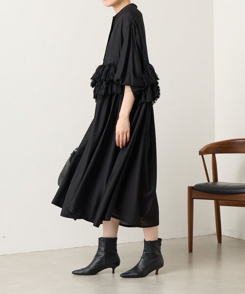 BEARDSLEY（ビアズリー）の「プリーツシフォンワンピ《HiROMITHiSTLE》（ワンピース・レディース・ブラック・FREE）」の19枚目の写真