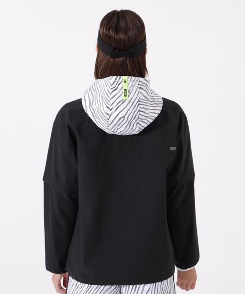 New Balance Golf(ニューバランスゴルフ)の「【new balance golf】袖脱着 2WAY ハーフジップ プルオーバー フーディー (WOMENS)(その他トップス・レディース・ホワイト/ブラック・SMALL/MEDIUM/LARGE)」の7枚目の写真