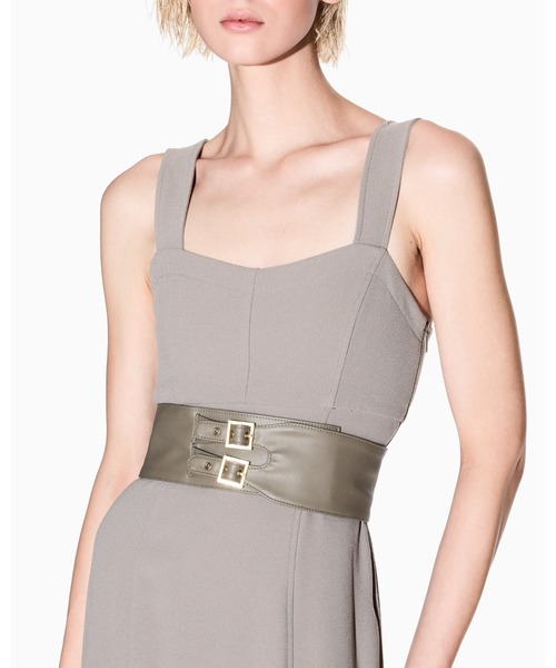 ARMANI EXCHANGE（アルマーニエクスチェンジ）の「【A|X アルマーニ エクスチェンジ】ベルト付き スリーブレスワンピース（ワンピース・レディース・モカ・0/2/6）」の3枚目の写真