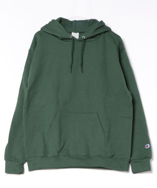 Champion(チャンピオン)の「【Champion Authentic Hoodie】チャンピオン スウェット パーカー スーパー オーバーサイズ 展開多数 コットン 裏起毛 無地 フーディー 9.0オンス(パーカー・レディース・チャコールグレー/マルーン/ダークグリーン/ホワイト/ブラック/ネイビー/杢グレー・XL/L/S/M)」の5枚目の写真