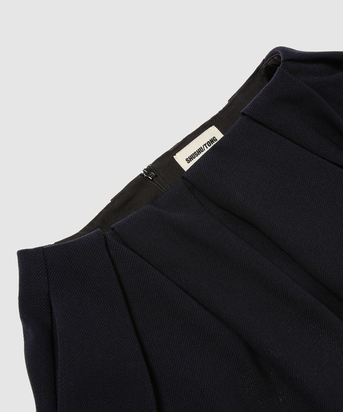 SHUSHU/TONG（シュシュトン）の「Pleated Mini Skirt（スカート・レディース・ネイビー・8/6）」の3枚目の写真