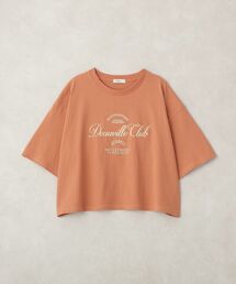カレッジロゴ刺繍Tシャツ