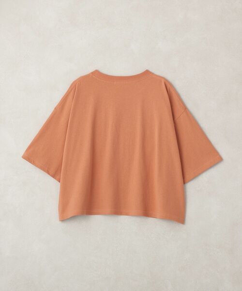earth music&ecology（アースミュージックアンドエコロジー）の「カレッジロゴ刺繍Tシャツ（Tシャツ/カットソー・レディース・オレンジ/ライトグレー/ダークネイビー・FREE）」の19枚目の写真