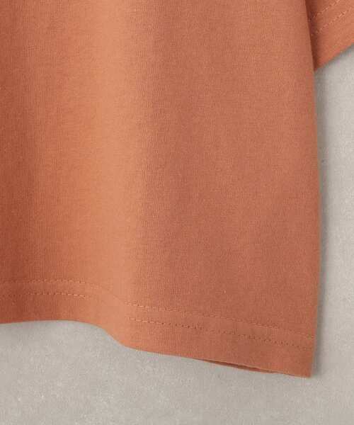 earth music&ecology（アースミュージックアンドエコロジー）の「カレッジロゴ刺繍Tシャツ（Tシャツ/カットソー・レディース・オレンジ/ライトグレー/ダークネイビー・FREE）」の22枚目の写真