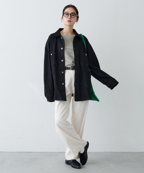 CIAOPANIC TYPY(チャオパニックティピー)の「【UNISEX】柔らかヴィンテージTYPYDENIMジャケット(ブルゾン・メンズ・ブラウン/インディゴブルー/ブラック・ONE SIZE)」の5枚目の写真