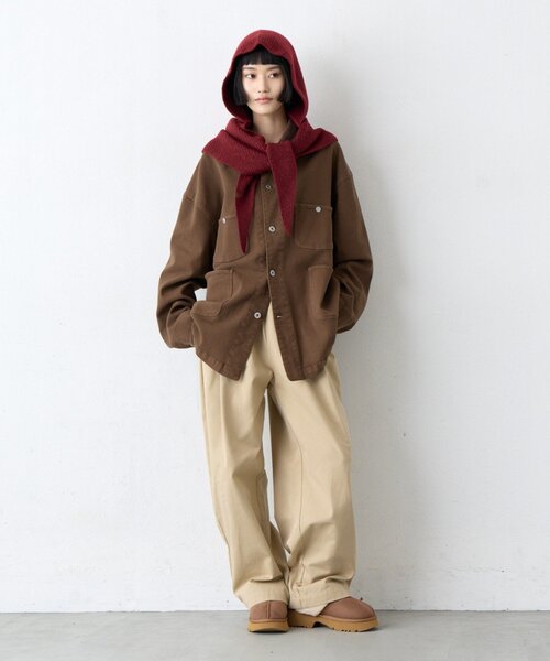 CIAOPANIC TYPY(チャオパニックティピー)の「【UNISEX】柔らかヴィンテージTYPYDENIMジャケット(ブルゾン・メンズ・ブラウン/インディゴブルー/ブラック・ONE SIZE)」の7枚目の写真