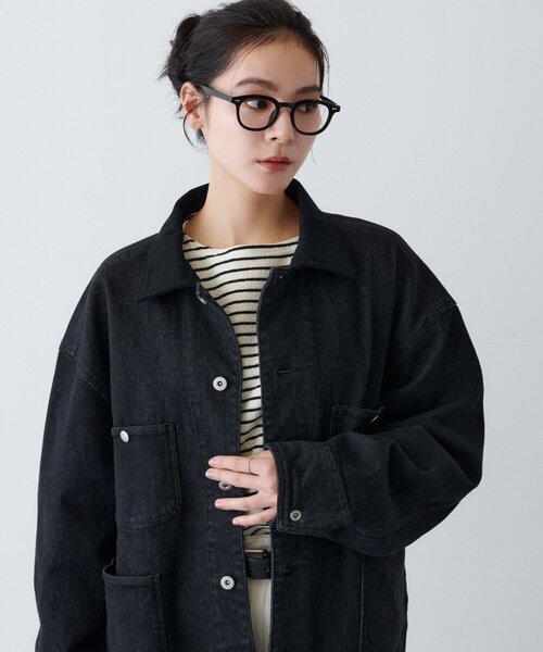 CIAOPANIC TYPY(チャオパニックティピー)の「【UNISEX】柔らかヴィンテージTYPYDENIMジャケット(ブルゾン・メンズ・ブラウン/インディゴブルー/ブラック・ONE SIZE)」の9枚目の写真