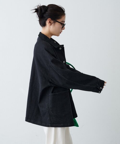 CIAOPANIC TYPY(チャオパニックティピー)の「【UNISEX】柔らかヴィンテージTYPYDENIMジャケット(ブルゾン・メンズ・ブラウン/インディゴブルー/ブラック・ONE SIZE)」の14枚目の写真