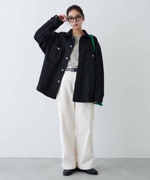 CIAOPANIC TYPY(チャオパニックティピー)の「【UNISEX】柔らかヴィンテージTYPYDENIMジャケット(ブルゾン・メンズ・ブラウン/インディゴブルー/ブラック・ONE SIZE)」の15枚目の写真