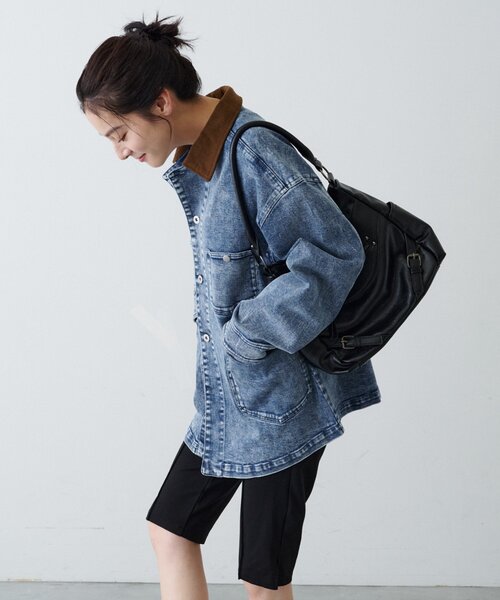 CIAOPANIC TYPY(チャオパニックティピー)の「【UNISEX】柔らかヴィンテージTYPYDENIMジャケット(ブルゾン・メンズ・ブラウン/インディゴブルー/ブラック・ONE SIZE)」の19枚目の写真