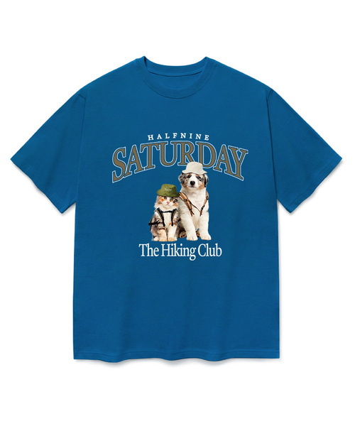 HALFNINE（ハーフナイン）の「ハイキングクラブ 半袖Tシャツ F05BRD_HBX11045（Tシャツ/カットソー・メンズ・グレー系その他/ブラック/ブルー/ホワイト・S/XL/L/M）」の4枚目の写真