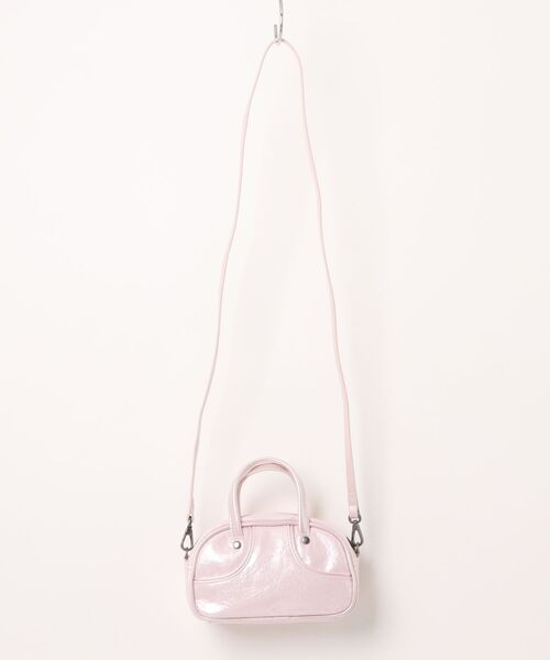 PUMA(プーマ)の「PUMA プーマ W 1976 LUSTRE MICRO GRIP BAG カジュアルバッグ 092862 02P.PINK/METAL(ボディバッグ/ウエストポーチ・レディース・ピンク・FREE)」の2枚目の写真