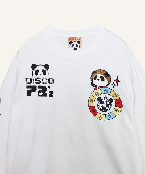 PANDIESTA(パンディエスタ)の「ディスコソウルパンダロンT(M2)(Tシャツ/カットソー・メンズ・ホワイト/ブラック・XL/XXL/M/L)」の11枚目の写真