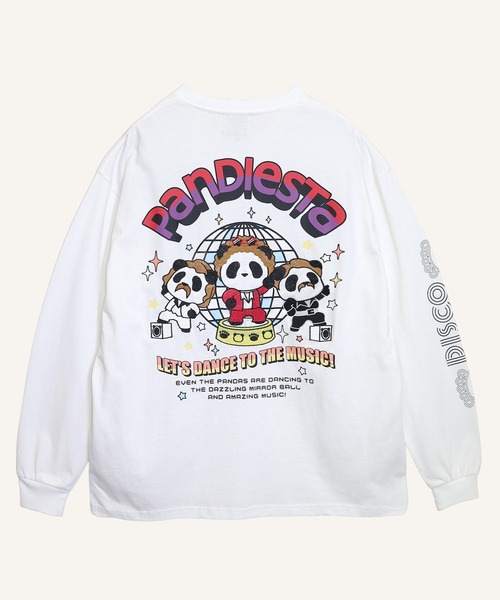 PANDIESTA(パンディエスタ)の「ディスコソウルパンダロンT(M2)(Tシャツ/カットソー・メンズ・ホワイト/ブラック・XL/XXL/M/L)」の14枚目の写真