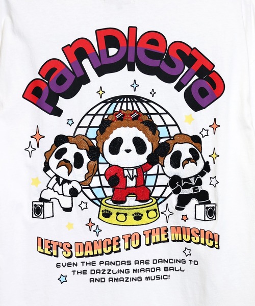 PANDIESTA(パンディエスタ)の「ディスコソウルパンダロンT(M2)(Tシャツ/カットソー・メンズ・ホワイト/ブラック・XL/XXL/M/L)」の15枚目の写真