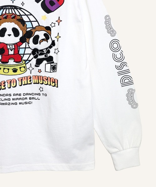 PANDIESTA(パンディエスタ)の「ディスコソウルパンダロンT(M2)(Tシャツ/カットソー・メンズ・ホワイト/ブラック・XL/XXL/M/L)」の16枚目の写真