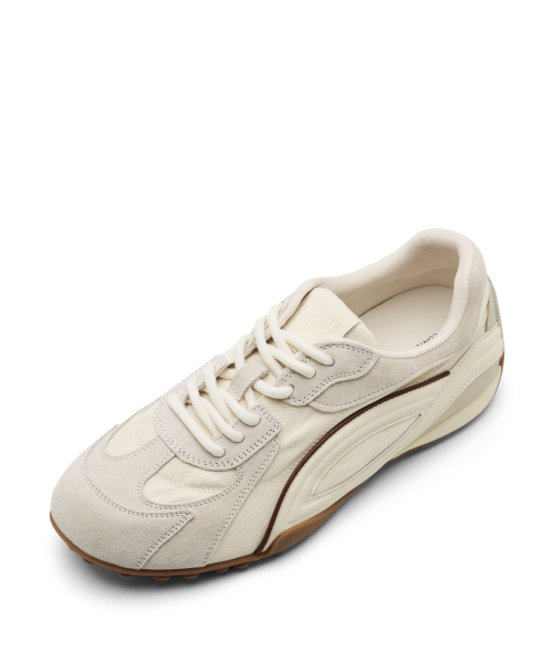 SPUR(シュプール)の「Stride Leather Softly Sneakers 牛革スニーカー 5.5cmヒール -WA9007(2色)(スニーカー・レディース・グレー/アイボリー・23cm/23.5cm/24cm/24.5cm/25cm)」の7枚目の写真