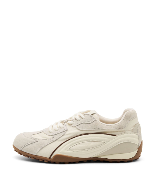 SPUR(シュプール)の「Stride Leather Softly Sneakers 牛革スニーカー 5.5cmヒール -WA9007(2色)(スニーカー・レディース・グレー/アイボリー・23cm/23.5cm/24cm/24.5cm/25cm)」の9枚目の写真